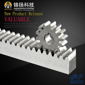 Factory wholesale Boeing Aircraft Parts -
 CNC steel pinion and gear rack   M1 M1.5 M2 M2.5 M3 M4 M5 M6 M8 – Jinyang