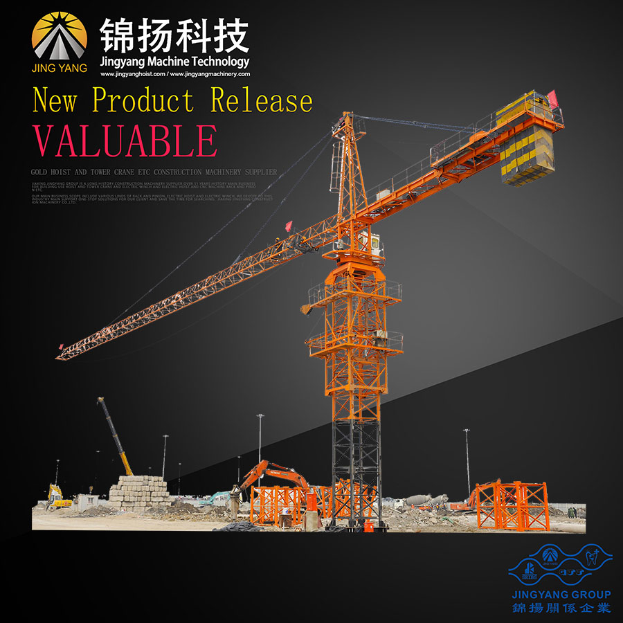 China wholesale 5l Bottle Labeling Machine -
 Construction tower crane 10 tons – Jinyang