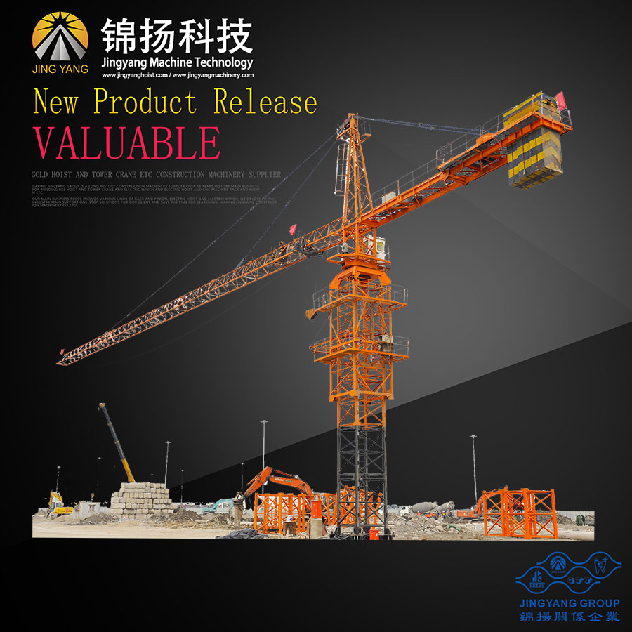 Well-designed Wheel Loader Filler Block -
 Construction tower crane 8 tons tip load – Jinyang