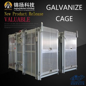 Hot dip galvanized origional GJJ hoist cage